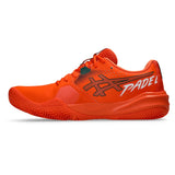Men's GEL-Challenger 15 Padel Shoes Energy Orange and Jewel Green,Footwear,Asics,,,Tennis Express,1041A511_801F26-2