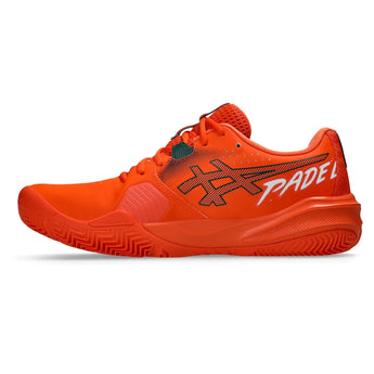 Men's GEL-Challenger 15 Padel Shoes Energy Orange and Jewel Green,Footwear,Asics,,,Tennis Express,1041A511_801F26-2