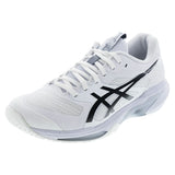 Men's Solution Speed FF 4 Tennis Shoes White and Black-Footwear-Asics-6-WHITE/BLACK, [current_file_name-Tennis Express