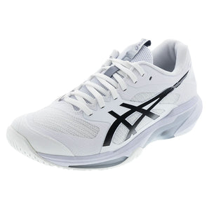 Men's Solution Speed FF 4 Tennis Shoes White and Black-Footwear-Asics-6-WHITE/BLACK, [current_file_name-Tennis Express