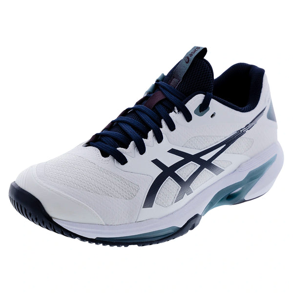 Men's Solution Speed FF 4 Tennis Shoes White and Midnight