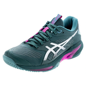 Men's Solution Speed FF 4 Tennis Shoes Dark Neptune and White-Footwear-Asics-1041A532-300U26copy-Tennis Express