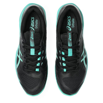 Men's Solution Speed FF 4 Tennis Shoes Black and Aurora Green-Footwear-Asics-1041A532_001-3-Tennis Express