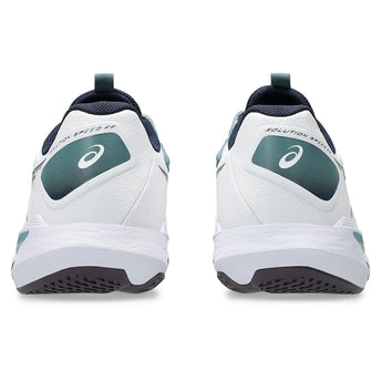 Men's Solution Speed FF 4 Tennis Shoes White and Midnight,Footwear,Asics,,,Tennis Express,1041A532_102-4