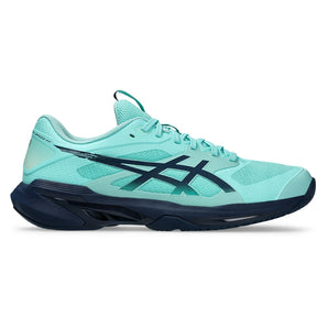 Men's Solution Speed FF 4 Tennis Shoes Illuminate Mint and Night Sky,Footwear,Asics,,,Tennis Express,1041A532_401-2