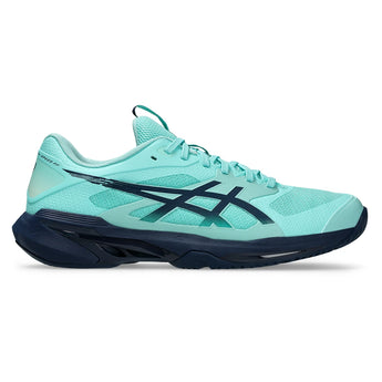 Men's Solution Speed FF 4 Tennis Shoes Illuminate Mint and Night Sky,Footwear,Asics,,,Tennis Express,1041A532_401-2