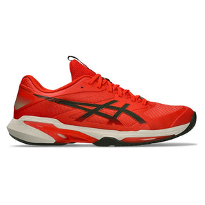Men's Solution Speed FF 4 Tennis Shoes Cherry Tomato and Vintage Khaki,Footwear,Asics,,,Tennis Express,1041A532_800-2
