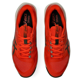 Men's Solution Speed FF 4 Tennis Shoes Cherry Tomato and Vintage Khaki,Footwear,Asics,,,Tennis Express,1041A532_800-3