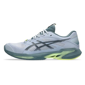 Men's CLAY Court Solution Speed FF 4 Tennis Shoes Grey Blue and Ironclad,Footwear,Asics,,,Tennis Express,1041A533-400U26-1