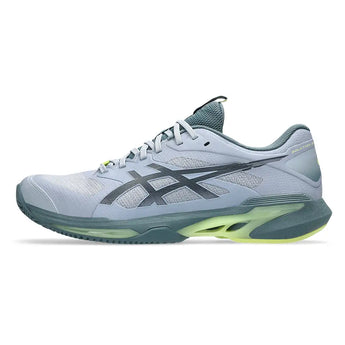 Men's CLAY Court Solution Speed FF 4 Tennis Shoes Grey Blue and Ironclad,Footwear,Asics,,,Tennis Express,1041A533-400U26-1