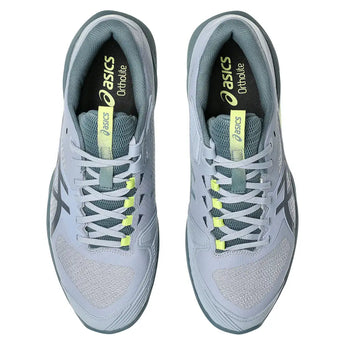 Men's CLAY Court Solution Speed FF 4 Tennis Shoes Grey Blue and Ironclad,Footwear,Asics,,,Tennis Express,1041A533-400U26-3