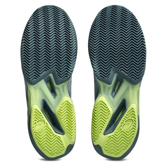 Men's CLAY Court Solution Speed FF 4 Tennis Shoes Grey Blue and Ironclad,Footwear,Asics,,,Tennis Express,1041A533-400U26-5