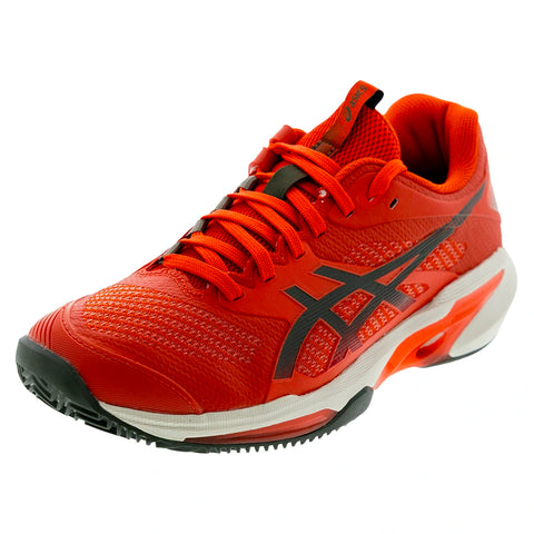 Men's CLAY Court Solution Speed FF 4 Tennis Shoes Cherry Tomato