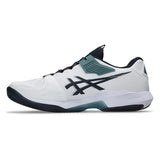 Men's CLAY Court Solution Speed FF 4 Tennis Shoes White and Midnight,Footwear,Asics,,,Tennis Express,1041A533_102-1
