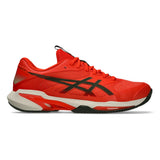 Men's CLAY Court Solution Speed FF 4 Tennis Shoes Cherry Tomato and Vintage Khaki,Footwear,Asics,,,Tennis Express,1041A533_800-1