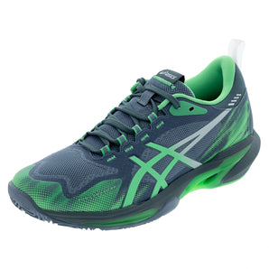 Men's SonicSmash FF Padel Shoes Saba Blue and Vital Green-Footwear-Asics-1041A538-400S26copy_7798614e-ddaa-4f4e-8daa-29f6bdaf1672-Tennis Express