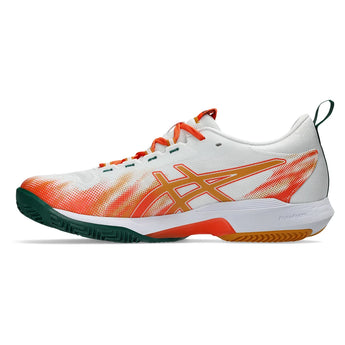 Men's SonicSmash FF Padel Shoes White and Energy Orange,Footwear,Asics,,,Tennis Express,1041A538_100F26-2