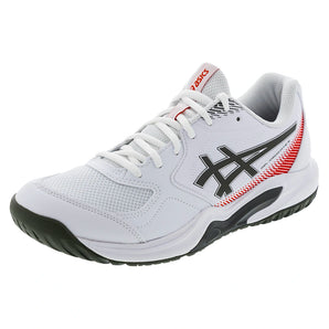 Men's GEL-Dedicate 9 Tennis Shoes White and Vintage Khaki,Footwear,Asics,White/Vintage Khaki,6,Tennis Express,1041A543-100F26copy