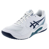 Men's GEL-Dedicate 9 Tennis Shoes White and Midnight,Footwear,Asics,White/Midnight,6,Tennis Express,1041A543-101F26copy