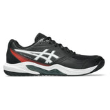Men's GEL-Dedicate 9 Tennis Shoes Black and White,Footwear,Asics,,,Tennis Express,1041A543_001-2