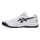 Men's GEL-Dedicate 9 Tennis Shoes White and Midnight,Footwear,Asics,,,Tennis Express,1041A543_101-1
