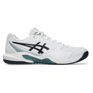 Men's GEL-Dedicate 9 Tennis Shoes White and Midnight,Footwear,Asics,,,Tennis Express,1041A543_101-2