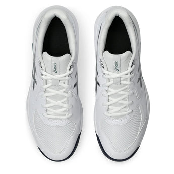 Men's GEL-Dedicate 9 Tennis Shoes White and Midnight,Footwear,Asics,,,Tennis Express,1041A543_101-3