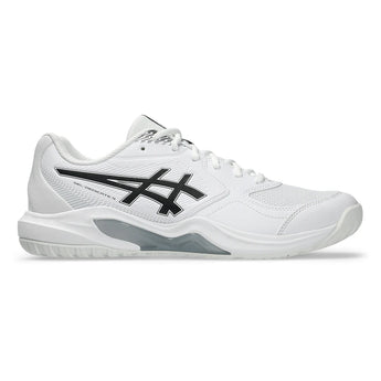 Men's GEL-Dedicate 9 Tennis Shoes White and Black,Footwear,Asics,,,Tennis Express,1041A543_102-1