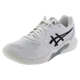 Men's GEL-Dedicate 9 Wide Tennis Shoes White and Black,Footwear,Asics,White/Black,7,Tennis Express,1041A544-102F26copy