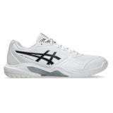 Men's GEL-Dedicate 9 Wide Tennis Shoes White and Black,Footwear,Asics,,,Tennis Express,1041A544_102-1