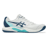 Men's GEL-Dedicate 9 Pickleball Shoes Concrete and Mako Blue,Footwear,Asics,,,Tennis Express,1041A545-020F26-2