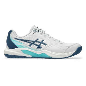 Men's GEL-Dedicate 9 Pickleball Shoes Concrete and Mako Blue,Footwear,Asics,,,Tennis Express,1041A545-020F26-2