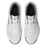 Men's GEL-Dedicate 9 Pickleball Shoes White and Gunmetal,Footwear,Asics,,,Tennis Express,1041A545-100F26-3