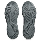 Men's GEL-Dedicate 9 Pickleball Shoes White and Gunmetal,Footwear,Asics,,,Tennis Express,1041A545-100F26-6