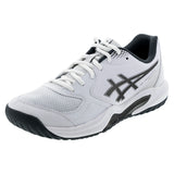 Men's GEL-Dedicate 9 Pickleball Shoes White and Gunmetal,Footwear,Asics,White/Gunmetal,6,Tennis Express,1041A545-100F26copy