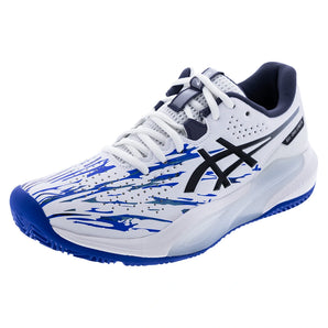 Men's GEL-Challenger 15 Limited Edition Padel Shoes White and Indigo Fog,Footwear,Asics,White/Indigo Fog,6,Tennis Express,1041A555-100F26copy