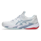 Women's Court FF 3 Tennis Shoes White and Sky,Footwear,Asics,,,Tennis Express,1042A220-107U26-1