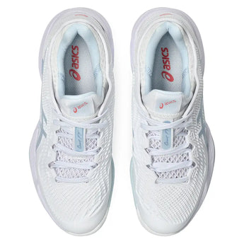 Women's Court FF 3 Tennis Shoes White and Sky,Footwear,Asics,,,Tennis Express,1042A220-107U26-3