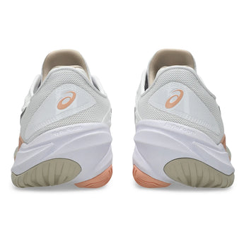 Women's Court FF 3 Tennis Shoes White and Black Coffee,Footwear,Asics,,,Tennis Express,1042A220_108-4