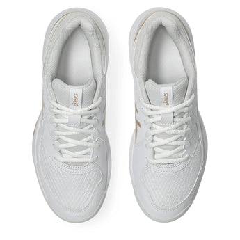 Women's GEL-Dedicate 8 Pickleball Shoes White and Champagne-Footwear-Asics-1042A236_105S26-3-Tennis Express