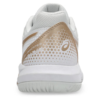 Women's GEL-Dedicate 8 Pickleball Shoes White and Champagne-Footwear-Asics-1042A236_105S26-4-Tennis Express