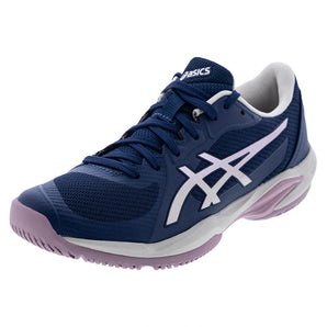 Women's Solution Swift FF 2 Tennis Shoes Independence Blue and Taro Purple,Footwear,Asics,Independence Blue/Taro Purple,5,Tennis Express,1042A265-401F26copy