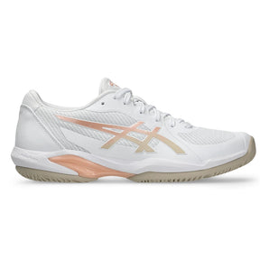 Women's Solution Swift FF 2 Tennis Shoes White and Cantaloupe,Footwear,Asics,,,Tennis Express,1042A265_105-2