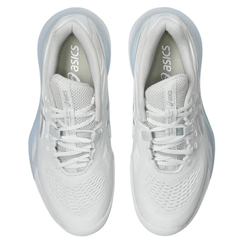 Women's GEL-Resolution X Clay Tennis Shoes White and Pure Silver-Footwear-Asics-1042A277-100S26-3-Tennis Express