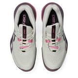 Women's CLAY Court GEL-Resolution X Tennis Shoes Soft Oat and Dark Aubergine,Footwear,Asics,,,Tennis Express,1042A277_250-3