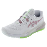 Women's GEL-Resolution X D Width Tennis Shoes White and Morganite-Footwear-Asics-6-WHITE/MORGANITE, [current_file_name-Tennis Express