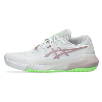 Women's GEL-Resolution X D Width Tennis Shoes White and Morganite-Footwear-Asics-1042A278_104S26-1-Tennis Express