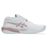 Women's GEL-Resolution X Tennis Shoes White and Morganite-Footwear-Asics-1042A279-104S26-2-Tennis Express
