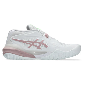 Women's GEL-Resolution X Tennis Shoes White and Morganite-Footwear-Asics-1042A279-104S26-2-Tennis Express