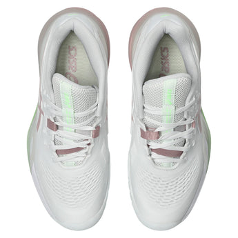 Women's GEL-Resolution X Tennis Shoes White and Morganite-Footwear-Asics-1042A279-104S26-3-Tennis Express